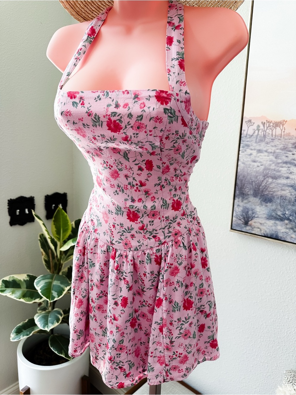 Rose Garden Wanderings & Meadow Daydreams Hollister Cottagecore Romance dress - Picture 6 of 7